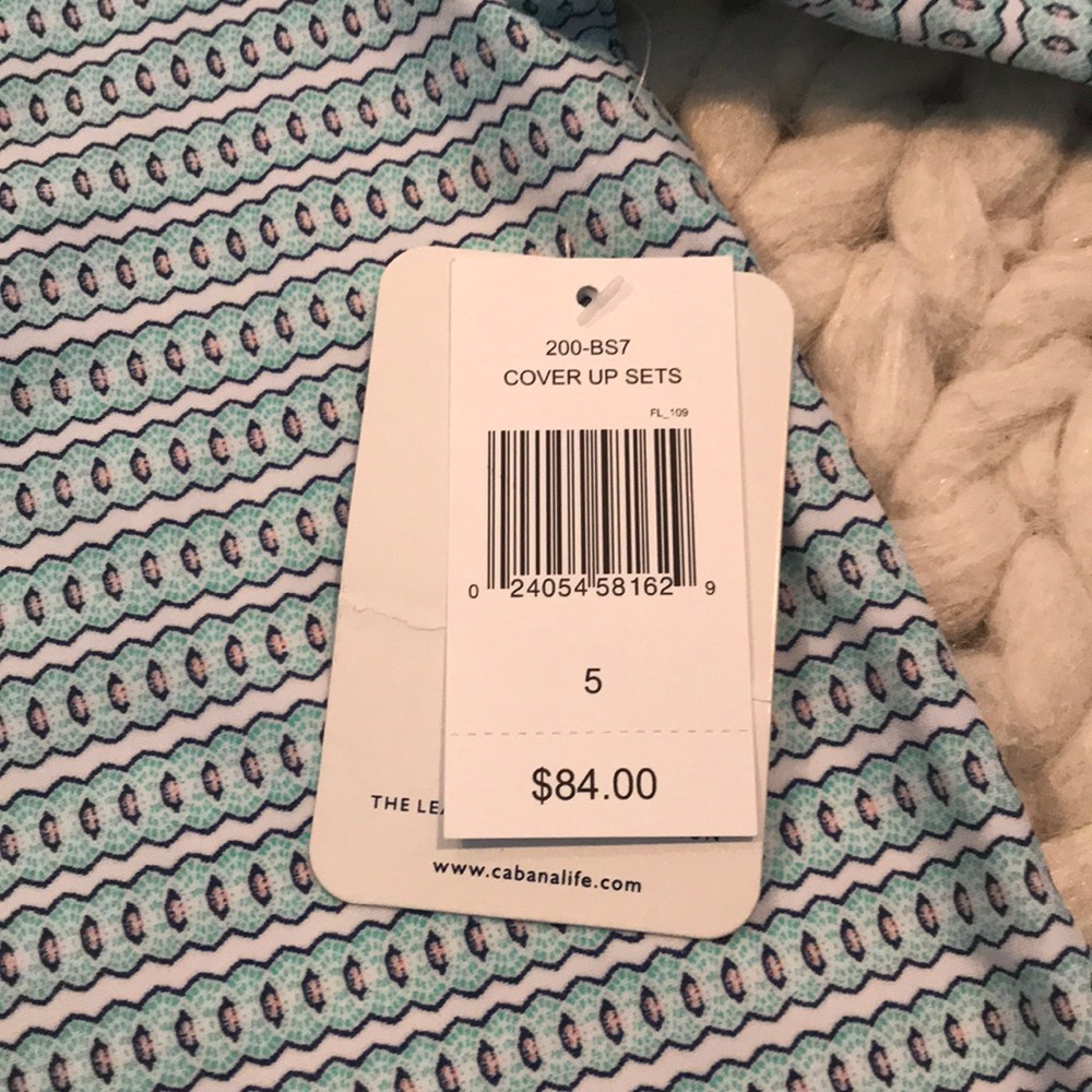 Girls Sz 5 Cabana Life UPF 50+ Coverup NEW - Picture 3 of 5